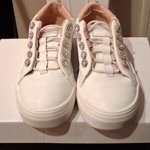 GIRLS KURT GEIGER MINI LIVIAH TENNIS SHOES